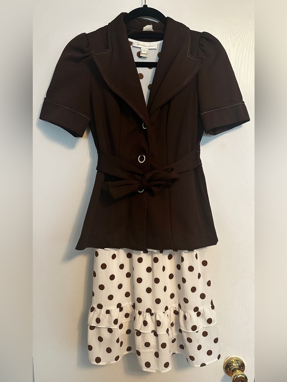 Vintage 1960’s Inspired Dress Blazer Outfit